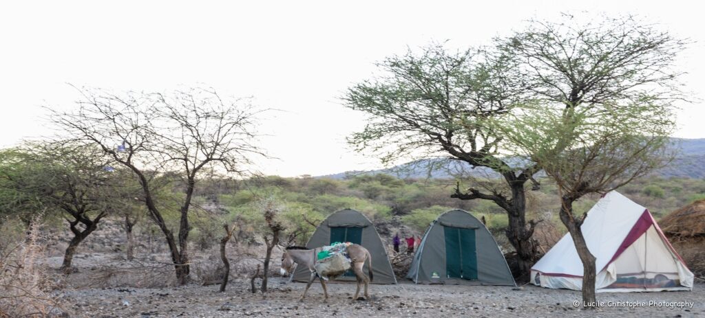 Campement lors de l'immersion au village Maasaï en région de Natron