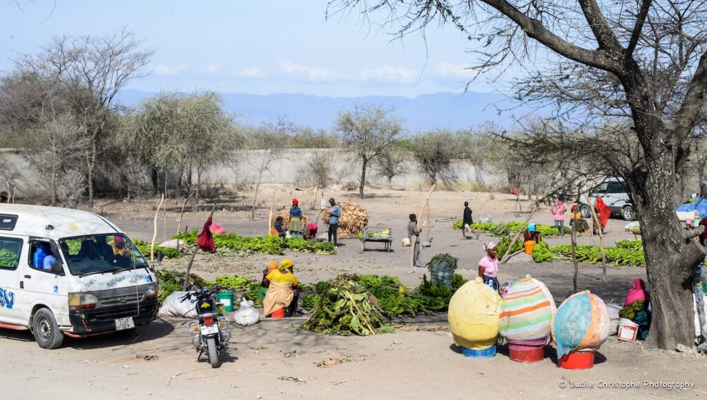 Marché local entre Tarangire et Manyara