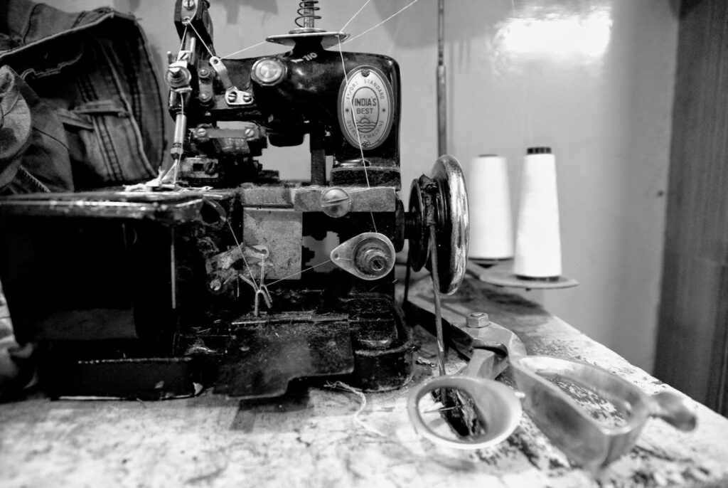 Machine à coudre, Inde
